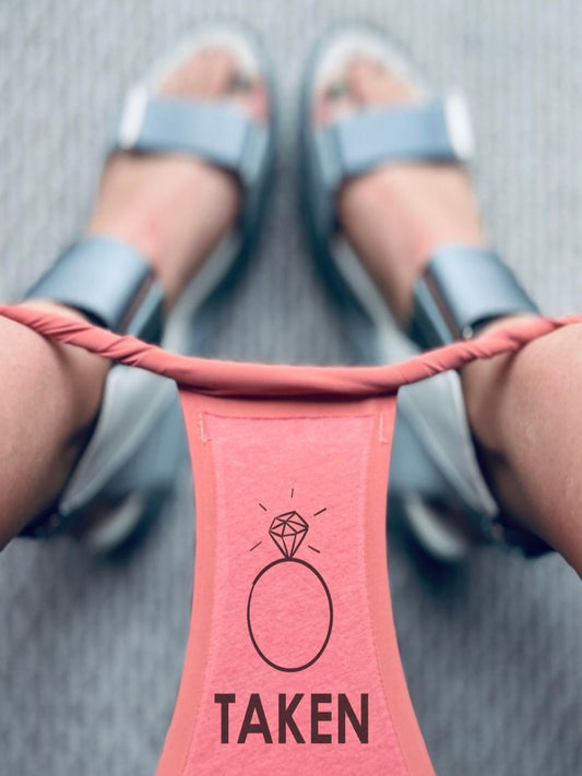 Gift for the Bride.  Underwear with "taken" in secret.