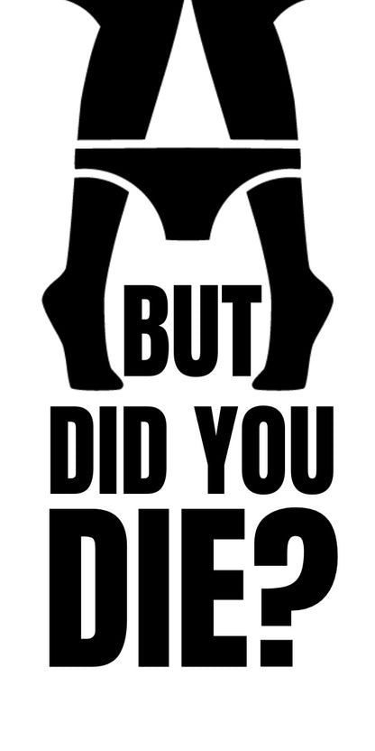 Did You Die? Ultimate Durability Briefs - Close-up detail graphic.