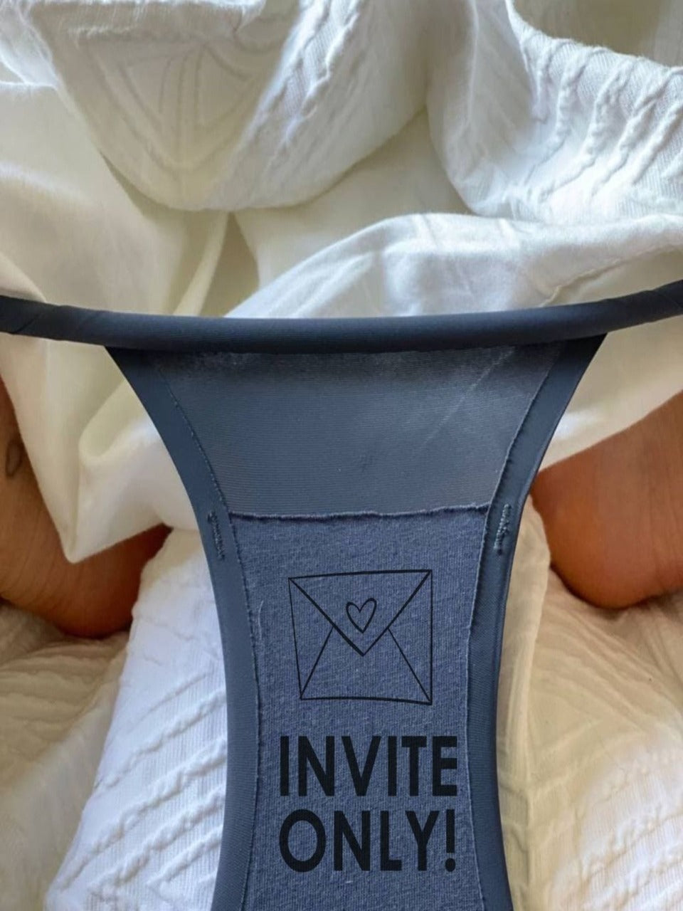 women's underwear  in white sheets for romantic but independent brides